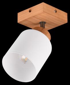 Trio R81111030 nástěnné svítidlo Assam 1x25W | E14 - dřevo, bílá
