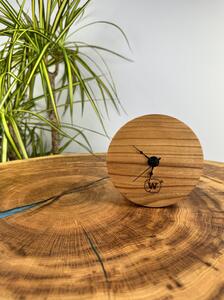 Dřevěné stolní hodiny Bastien