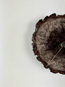 Dřevěné nástěnné hodiny Corgi