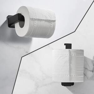 ViaDomo Via Domo - Držák na toaletní papír Gioia - černá - 14,5x4,5x7 cm