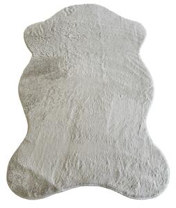 BE Koberec Puffy PUFFY 060 WHITE - bílý obdélníkový Rozměr: 40x60 cm