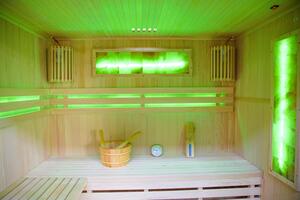 M-SPA - Sivá suchá sauna s pecou 180 x 160 x 200 cm