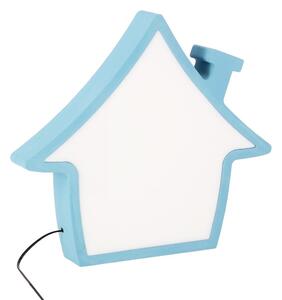 Modrá dětská lampička House – Candellux Lighting