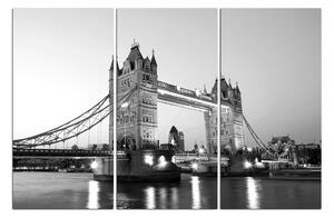 Obraz na plátně - Tower Bridge 130ČB (90x60 cm )