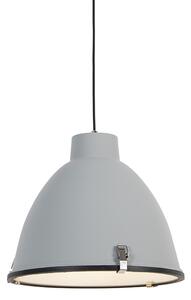 Průmyslová závěsná lampa šedá 38 cm stmívatelná - Anteros
