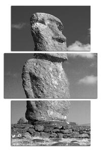 Obraz na plátně - Ahu Akivi moai - obdélník 7921ČC (90x60 cm)