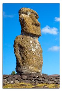 Obraz na plátně - Ahu Akivi moai - obdélník 7921A (90x60 cm )