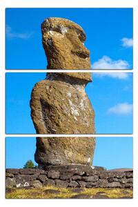 Obraz na plátně - Ahu Akivi moai - obdélník 7921B (90x60 cm )