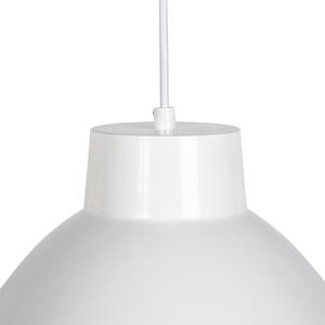 Průmyslová závěsná lampa bílá stmívatelná 38 cm - Anteros