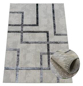 BE Koberec Esprit 3609 GREY - šedý obdélníkový Rozměr: 60x100 cm