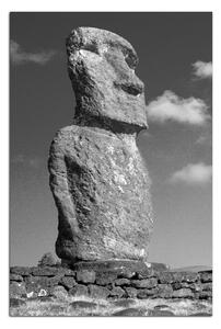 Obraz na plátně - Ahu Akivi moai - obdélník 7921ČA (90x60 cm )