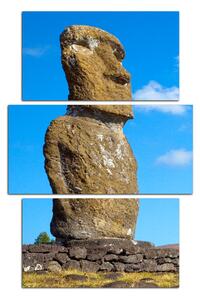Obraz na plátně - Ahu Akivi moai - obdélník 7921C (90x60 cm)