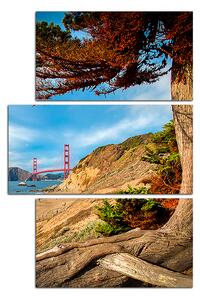 Obraz na plátně - Golden Gate Bridge - obdélník 7922C (90x60 cm)