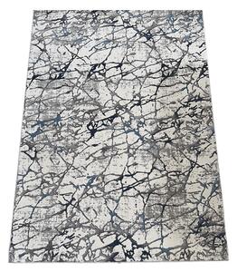 BE Koberec Pera 3305 BLUE - modrý béžový obdélníkový Rozměr: 60x100 cm