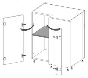 Kuchyňská linka GLAMOUR b | 312,5x172,5 cm | bílá mat