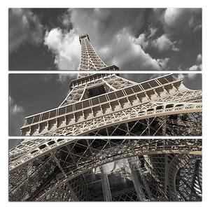 Obraz na plátně - Eiffelova věž - pohled zezdola - čtverec 335FC (105x105 cm)