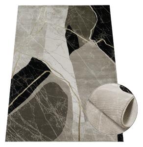 BE Koberec Gloria 3671 GOLD - béžově hnědý obdélníkový Rozměr: 60x100 cm