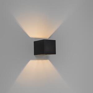 Moderní nástěnná lampa černá - Transfer