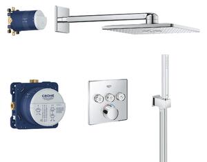 Grohe SmartControl sprchová sada pod omítku s dešťovou sprchou StarLight Chrome 34712000