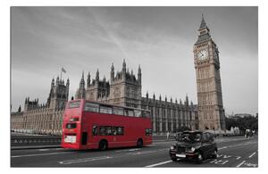 Obraz na plátně - Autobus v Londýně 131ČA (100x70 cm)