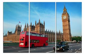 Obraz na plátně - Autobus v Londýně 131B (90x60 cm )