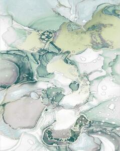 BE Koberec Myra 1531 GREEN - zelený bílý obdélníkový Rozměr: 60x100 cm
