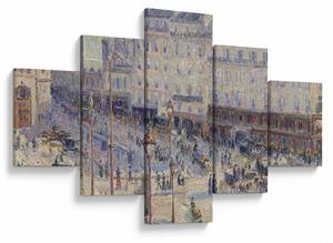 Obraz - Camille Pissarro, The Place du Havre, reprodukce (125x70 cm)