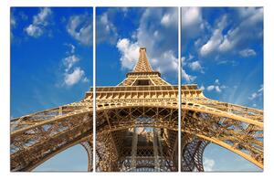 Obraz na plátně - Eiffelova věž - pohled zezdola 135B (120x80 cm)