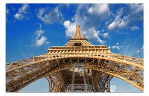 Obraz na plátně - Eiffelova věž - pohled zezdola 135A (100x70 cm)