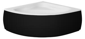 Besco Krycí panel k akrylátové symetrické vaně Mia Black P 120x120 (130x130, 140x140), černý Barva: Černá mat, Rozměry (cm): 120x120
