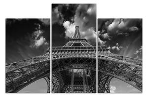 Obraz na plátně - Eiffelova věž - pohled zezdola 135ČC (150x100 cm)