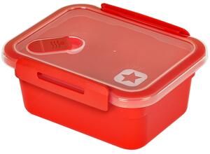 XXS - Plastový box, krabička, dóza, do mikrovlnky Rotho MEMORY, 0,4l, červená