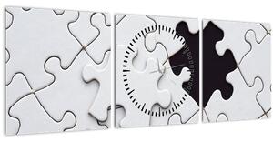 Obraz puzzle (s hodinami) (90x30 cm)