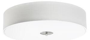 Venkovské stropní svítidlo bílé 50 cm - Drum Jute