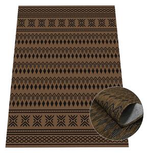 BE Koberec Eqos 0002 BROWN - hnědý obdélníkový Rozměr: 80x150 cm