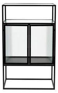 Černá kovová vitrína 65x105 cm Boli – Dutchbone