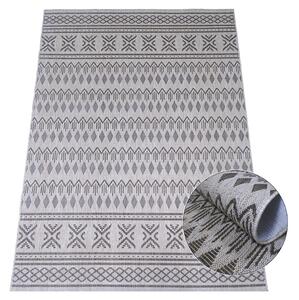 BE Koberec Eqos 0002 GREY - šedý obdélníkový Rozměr: 120x180 cm