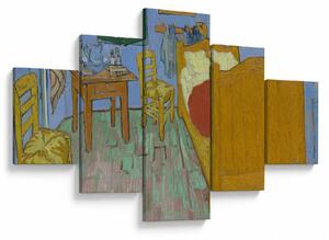 Obraz - Vincent van Gogh, The Bedroom, reprodukce (125x70 cm)