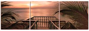 Obraz na plátně - Pohled z terasy - panoráma 550FB (150x50 cm)
