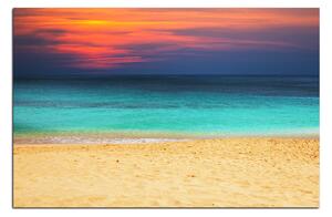 Obraz na plátně - Moře při západu slunce 143A (75x50 cm)