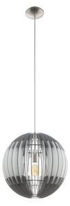 Eglo 63256 - Lustr na lanku OLMERO PRO 1xE27/60W/230V pr. 40 cm šedá/bílá