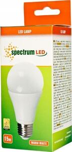 Spectrum LED LED žárovka Teplá E-27 230V 15W 13113