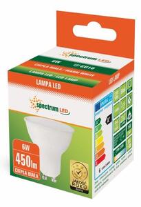 Spectrum LED LED žárovka Teplá GU10 230V 6W 13265
