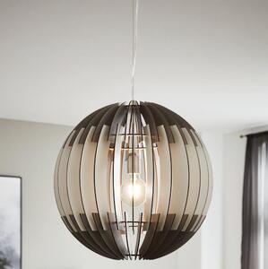 Eglo 63256 - Lustr na lanku OLMERO PRO 1xE27/60W/230V pr. 40 cm šedá/bílá