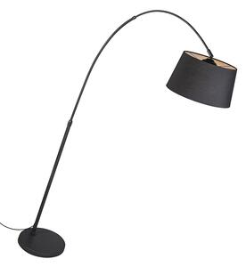 Chytrá moderní oblouková lampa černá včetně Wifi A60 - Arc Basic