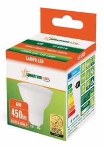 Spectrum LED LED žárovka Teplá GU10 230V 6W 13265