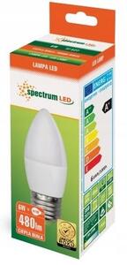 Spectrum LED LED žárovka Teplá E-27 230V 6W Svíčka 13061