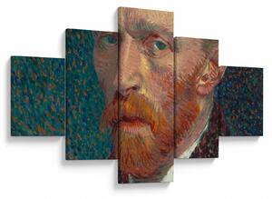 Obraz - Vincent van Gogh, Self-Portrait, reprodukce (125x70 cm)
