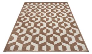 Hnědý koberec 160x235 cm Iconic Hexa – Hanse Home