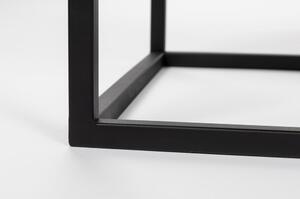 Černý ratanový TV stolek 38x55 cm Guuji – White Label